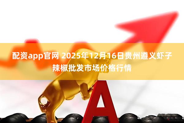 配资app官网 2025年12月16日贵州遵义虾子辣椒批发市场价格行情